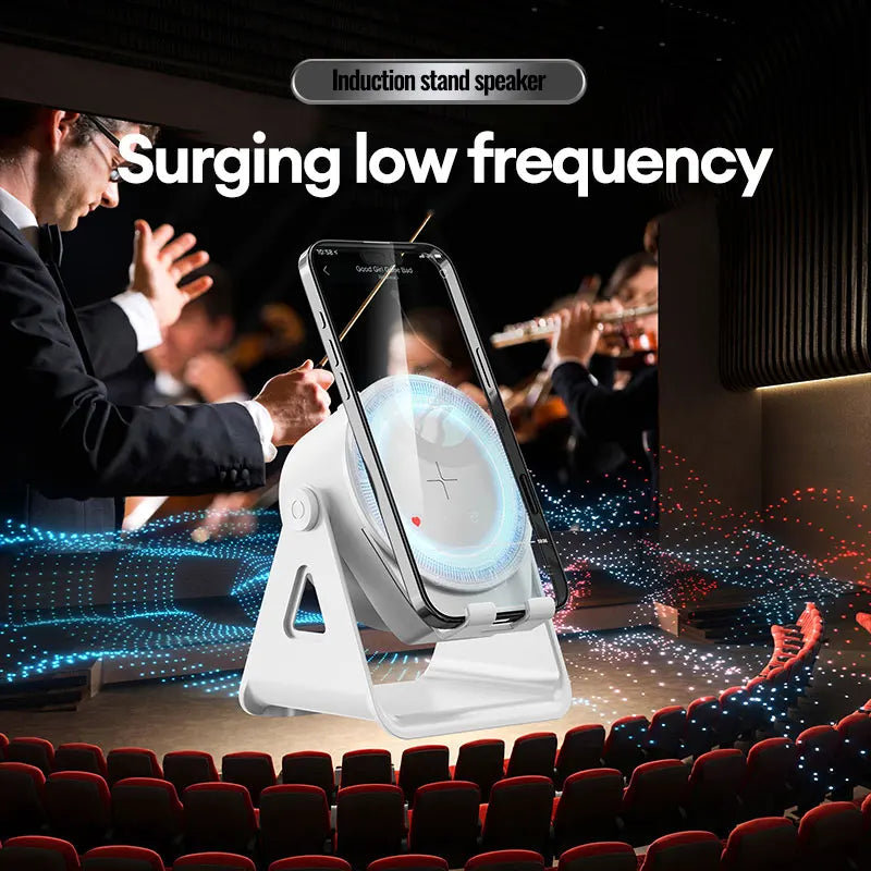 Bluetooth V5.3 Induction Stand Speaker