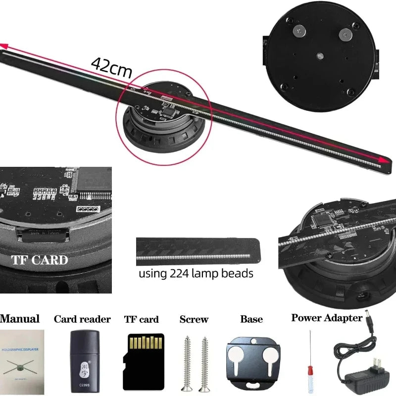 3D Hologram Fan Display