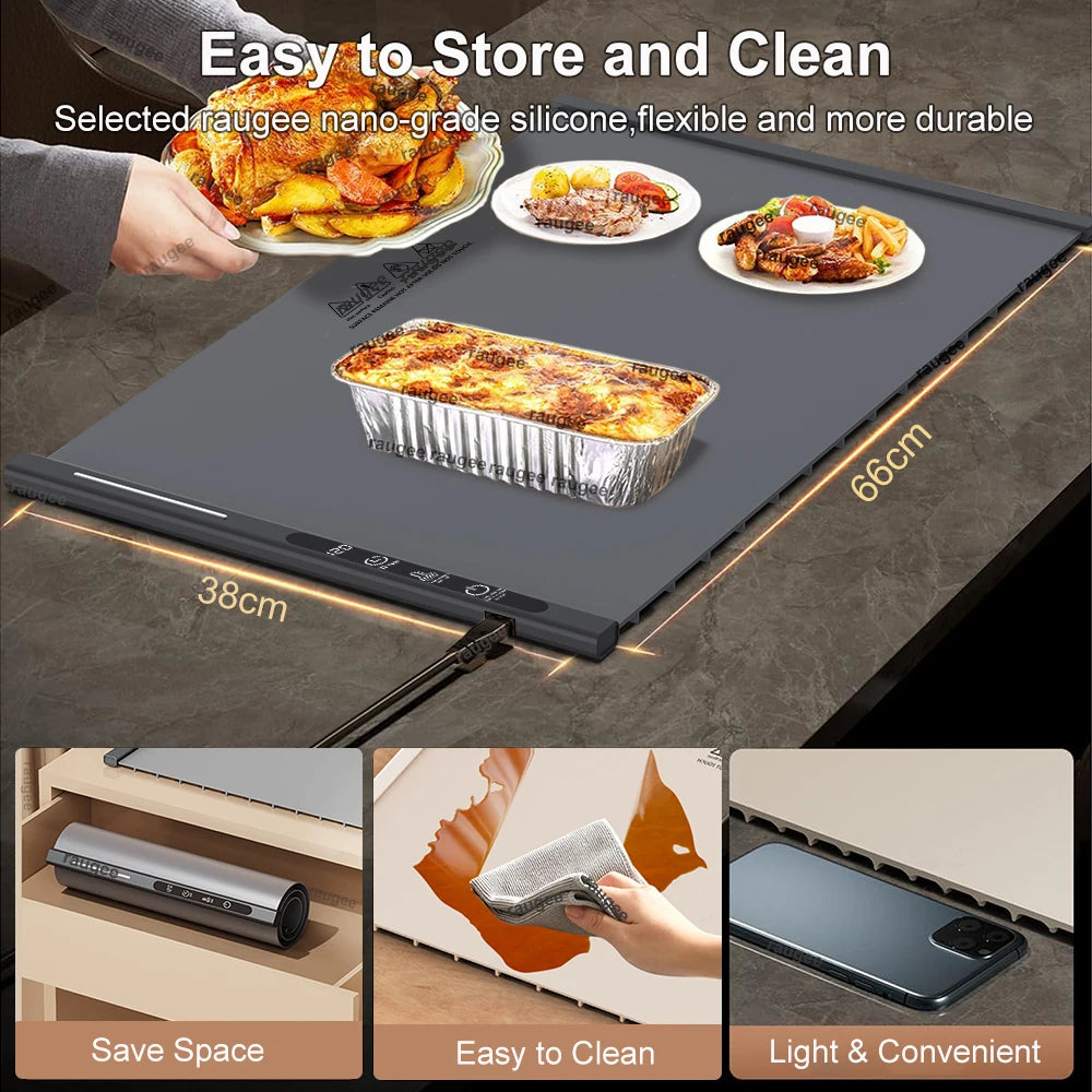 Foldable Electric Food Warming Tray