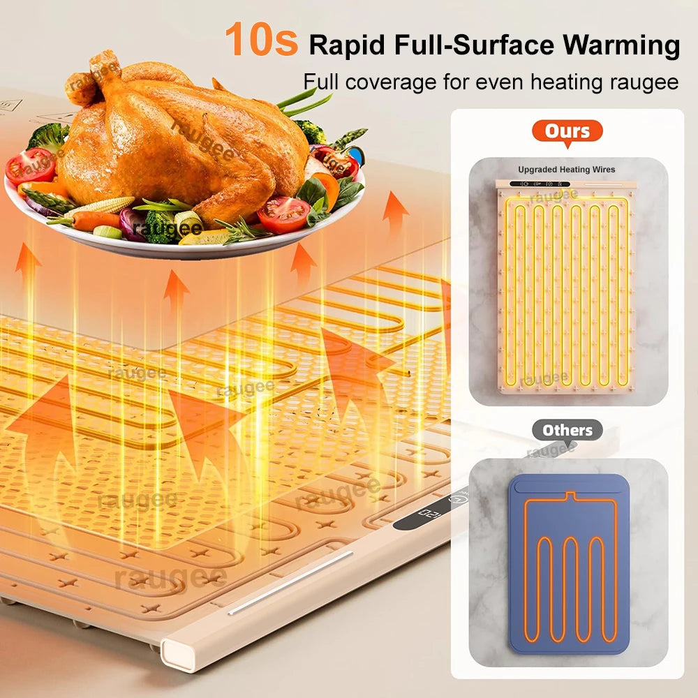 Foldable Electric Food Warming Tray