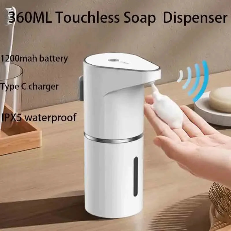 AuraFoam™ Touchless Soap Dispenser – Smart Rechargeable Foaming System